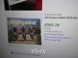 Mongoose Bmx Catalog Old School Bmx Original 1979-80 Bmx Brochure Vintage Bmx