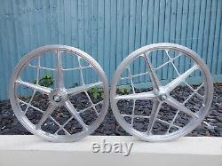 Motomag II old school BMX wheels BMX Vintage BMX Mongoose Webco Redline Blue Max