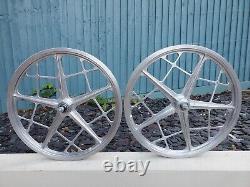 Motomag II old school BMX wheels BMX Vintage BMX Mongoose Webco Redline Blue Max