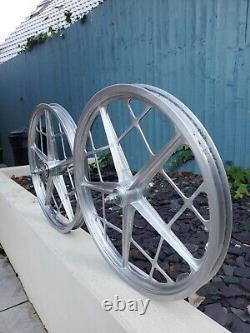 Motomag II old school BMX wheels BMX Vintage BMX Mongoose Webco Redline Blue Max