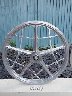 Motomag II old school BMX wheels BMX Vintage BMX Mongoose Webco Redline Blue Max