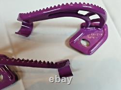 NOS 80s Tioga Bear Trap Angled Rear Frame Standers AFS-1 Old School BMX Plum