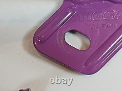 NOS 80s Tioga Bear Trap Angled Rear Frame Standers AFS-1 Old School BMX Plum