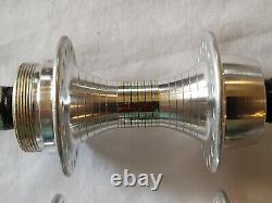 NOS GT Race Lace Looseball 36H Hub set in Silver old school Unused/New