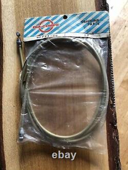 NOS Gold Diacompe DC Old School BMX 1983 Cables Front & Rear Rare