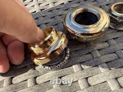 NOS Old School BMX Epoch Self Adjusting Headset In Gold Rare