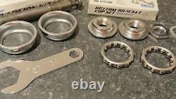 NOS Old School Bmx Tioga Bottom Bracket 3 Piece Cranks Vintage 80s GT Hutch JMC