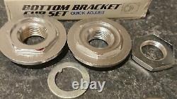 NOS Old School Bmx Tioga Bottom Bracket 3 Piece Cranks Vintage 80s GT Hutch JMC
