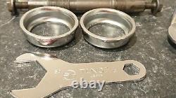 NOS Old School Bmx Tioga Bottom Bracket 3 Piece Cranks Vintage 80s GT Hutch JMC