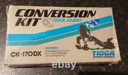 NOS Old School Bmx Tioga Bottom Bracket 3 Piece Cranks Vintage 80s GT Hutch JMC