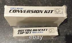 NOS Old School Bmx Tioga Bottom Bracket 3 Piece Cranks Vintage 80s GT Hutch JMC