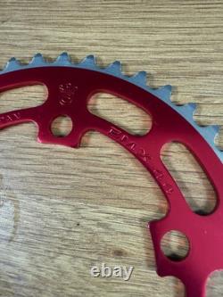 NOS Red Sugino 44t Chain Ring Old School BMX