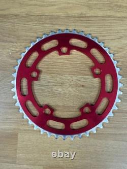 NOS Red Sugino 44t Chain Ring Old School BMX