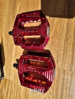 NOS SR MP-470 BMX PEDALS OLD SCHOOL BMX GT MONGOOSE BMX PEDALS VINTAGE BMX 80s
