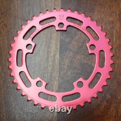 NOS Sugino Crown Red 42T Chain Ring Old School BMX 80's Japan, Kuwahara, Burner