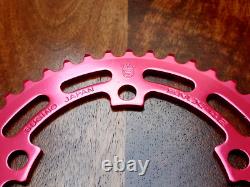 NOS Sugino Crown Red 42T Chain Ring Old School BMX 80's Japan, Kuwahara, Burner