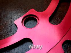 NOS Sugino Crown Red 42T Chain Ring Old School BMX 80's Japan, Kuwahara, Burner