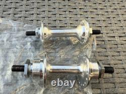 NOS Suzue Old School BMX Sealed Bearing Hubs Silver 1984 Dated