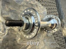 NOS Suzue Old School BMX Sealed Bearing Hubs Silver 1984 Dated