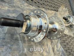 NOS Suzue Old School BMX Sealed Bearing Hubs Silver 1984 Dated