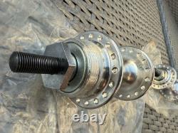 NOS Suzue Old School BMX Sealed Bearing Hubs Silver 1984 Dated