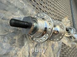 NOS Suzue Old School BMX Sealed Bearing Hubs Silver 1984 Dated