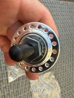 NOS Suzue Old School BMX Sealed Bearing Hubs Silver 1984 Dated