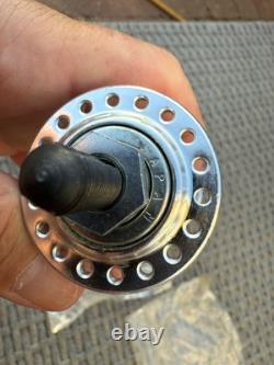 NOS Suzue Old School BMX Sealed Bearing Hubs Silver 1984 Dated