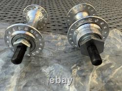 NOS Suzue Old School BMX Sealed Bearing Hubs Silver 1984 Dated