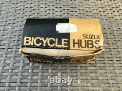 NOS Suzue Old School BMX Sealed Bearing Hubs Silver 1984 Dated