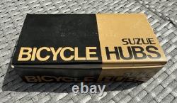 NOS Suzue Sealed Bearing Hubs Old School BMX White OG 80's Genuine