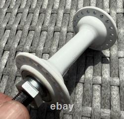 NOS Suzue Sealed Bearing Hubs Old School BMX White OG 80's Genuine