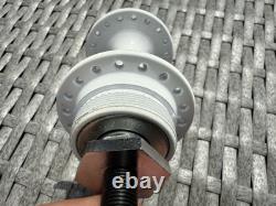 NOS Suzue Sealed Bearing Hubs Old School BMX White OG 80's Genuine