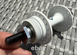 NOS Suzue Sealed Bearing Hubs Old School BMX White OG 80's Genuine