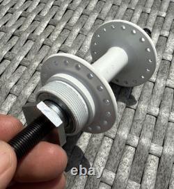 NOS Suzue Sealed Bearing Hubs Old School BMX White OG 80's Genuine