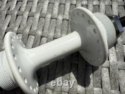 NOS Suzue Sealed Bearing Hubs Old School BMX White OG 80's Genuine