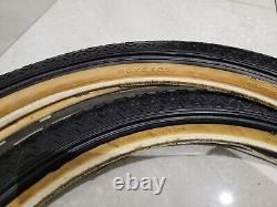 NOS Tioga Comp ST Tyres In Black 20x2.125 Old School BMX