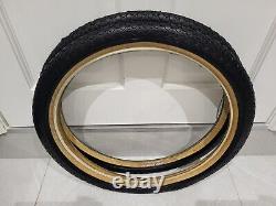 NOS Tioga Comp ST Tyres In Black 20x2.125 Old School BMX