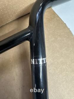 Nitto Japan Black Pro Bars Dated 1983 Uncut Nice Set Of Bars Old School BMX 80s
