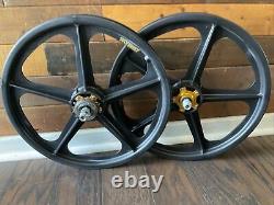 Nos 2016 Skyway Graphite 20 Tuff II Wheels Old School Bmx Hutch Gt Redline Mags