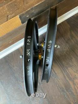 Nos 2016 Skyway Graphite 20 Tuff II Wheels Old School Bmx Hutch Gt Redline Mags