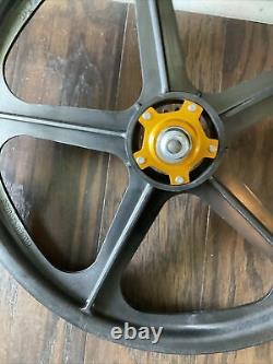 Nos 2016 Skyway Graphite 20 Tuff II Wheels Old School Bmx Hutch Gt Redline Mags