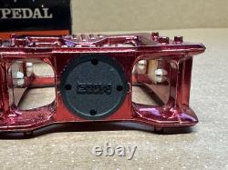 Nos MKS MP 303 Red Anodised Pedals 1/2 Boxed Mint Old School BMX