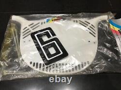 Nos old school bmx original 80's landar pro size flo panel race plate haro