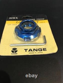 Nos original tange lp440 old school bmx headset locknut sealed dated 1987 blue