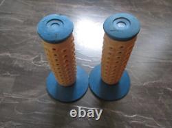 OAKLEY B-1B BMX GRIPS OLD SCHOOL BMX OAKLEY COPY BMX GRIPS BLUE ORIGINAL 80s