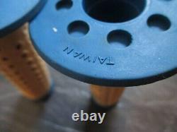 OAKLEY B-1B BMX GRIPS OLD SCHOOL BMX OAKLEY COPY BMX GRIPS BLUE ORIGINAL 80s