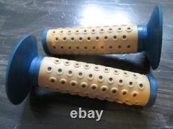 OAKLEY B-1B BMX GRIPS OLD SCHOOL BMX OAKLEY COPY BMX GRIPS BLUE ORIGINAL 80s