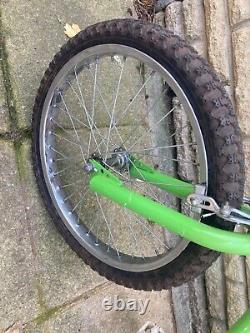 OLD SCHOOL BMX 1980s CLASSIC BMX BIKE TOTALLY ORIGINAL (COMPLETE) RARE GREEN MH