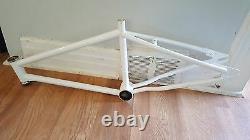 OLD SCHOOL BMX 80s WHITE NISHIKI REDLINE FRAME MICROLINE MX-III VINTAGE RARE HTF